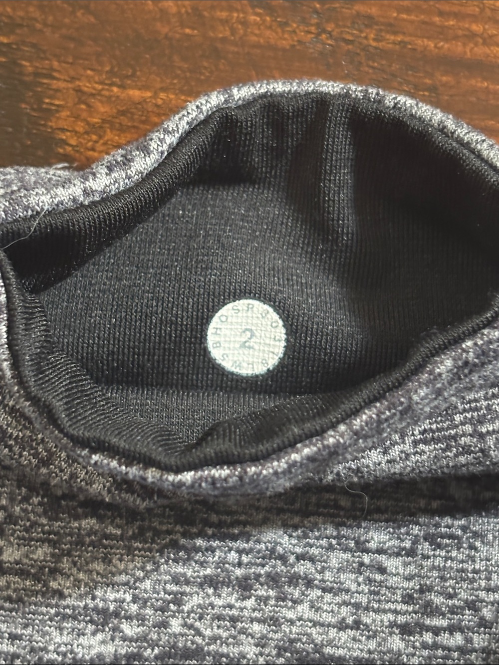Lululemon Groove Heathered Gray Flared Yoga Pants - Picture 7 of 7